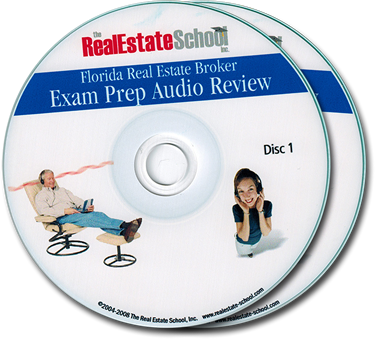 Florida Real Estate Broker Exam Prep Audio Review CDs
