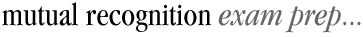 Florida Mutual Recognition Exam Prep