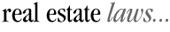 real estate laws
