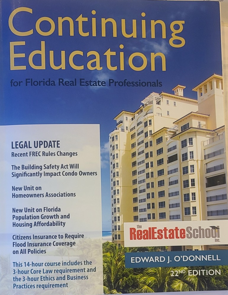 Continuing Education for Florida Real Estate Professionals - 20th Edition